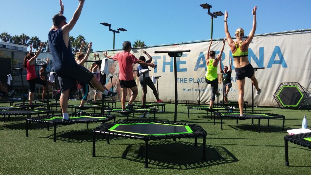 Outdoor Class with Jumping Fitness